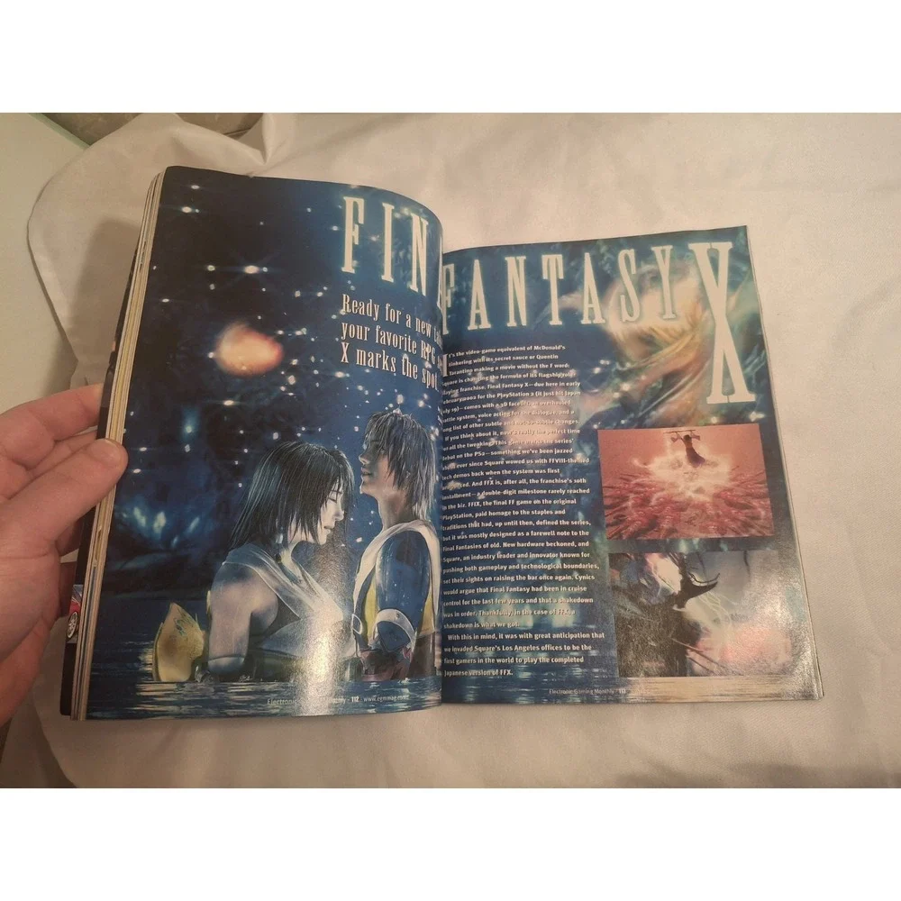 EGM Electronic Gaming Monthly 146 Sept 2001 Final Fantasy X Resident Evil CV AD